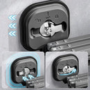 Varal Retrátil de Parede para Roupas - Fixador de parede com ventosa de alta pressão