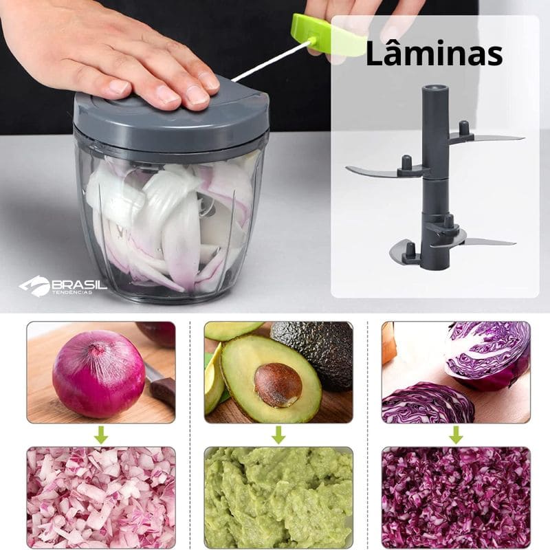 Triturador e Misturador Manual De Alimentos