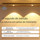Luminária Recarregável com Sensor de Presença