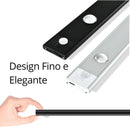 Luminária Recarregável com Sensor de Presença