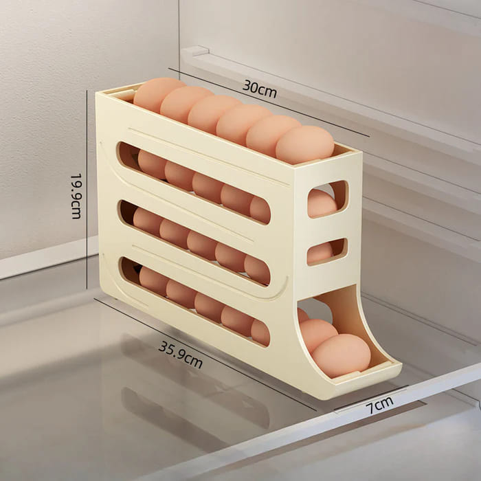 Organizador de Ovos Automático - Dispenser Inteligente, Prático e Compacto