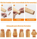 Protetor de Pés de Cadeira em Silicone com Feltro Antirruído