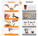 Protetor de Pés de Cadeira em Silicone com Feltro Antirruído