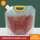 Saco Organizador de Alimentos - Kit 10 unidades