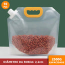 Saco Organizador de Alimentos - Kit 10 unidades