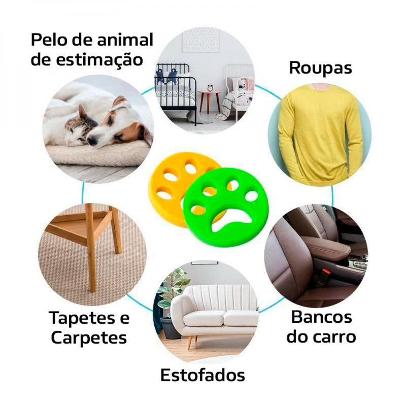 Removedor de pelos e fiapos - Compre 1 e leve 2